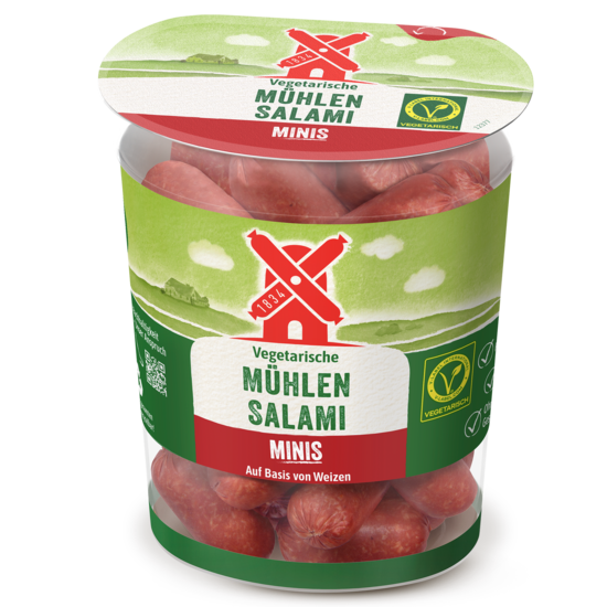 Vegetarische Mühlen Salami Minis Rügenwalder Mühle